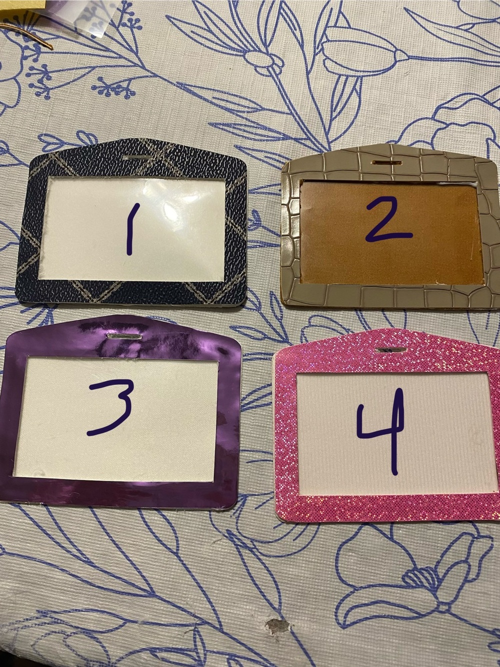 Pick two badge id holder